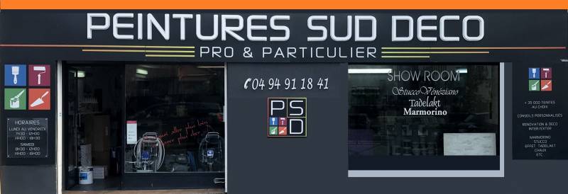 ENSEIGNE PEINTURES SUD DECO