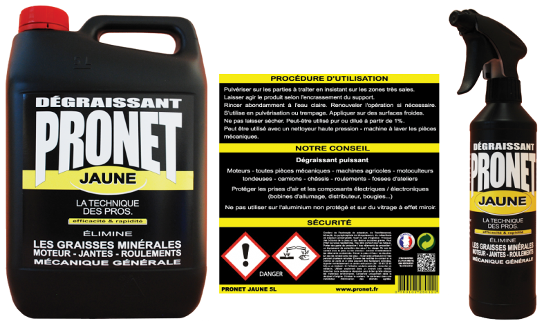 Grossiste en nettoyant et dégraissant Var Hydra Industrie Pronet