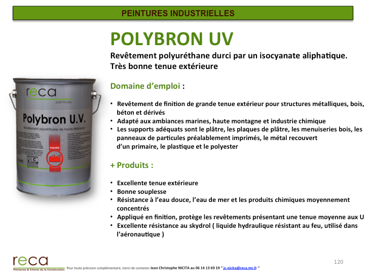 POLYBRON UV DESCRIPTIF
